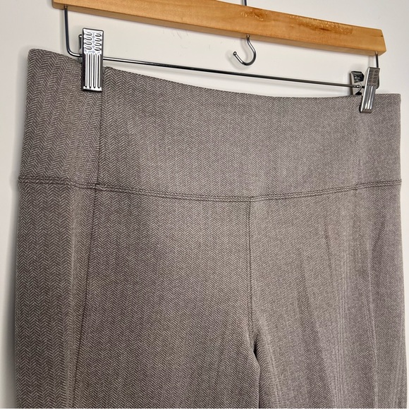 Athleta Delancey Herringbone Tight Tan High-Waisted Leggings size large - Picture 4 of 13